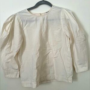 Cream Madewell Blouse